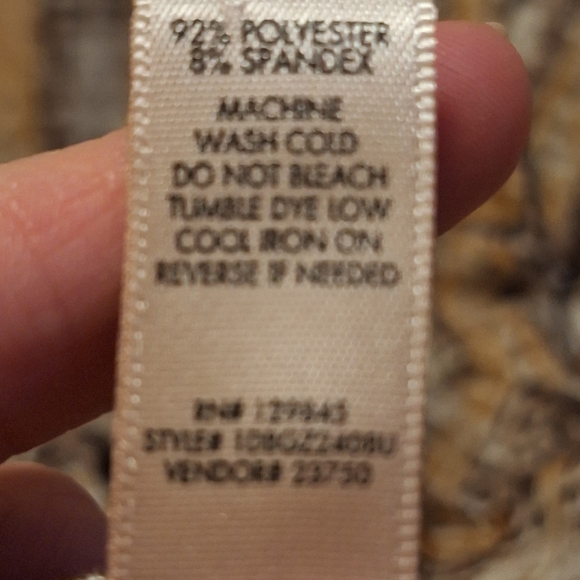 Willow + Root Buckle brown Plaid semi sheer mesh Mock neck top retro 70s Fall - Picture 7 of 9